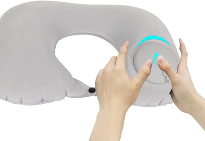 Almohada de Viaje Inflable para Cuello y Cervical