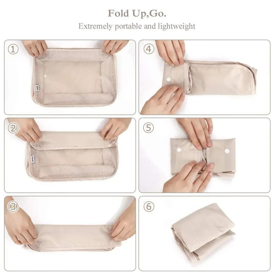Organizador De Viaje Plegable De 7 Piezas, Bolsas De Almacenamiento, Armario, Cubo, Maleta, Juego De Embalaje, Almacenamiento De Equipaje, Ropa, Caja De Zapatos