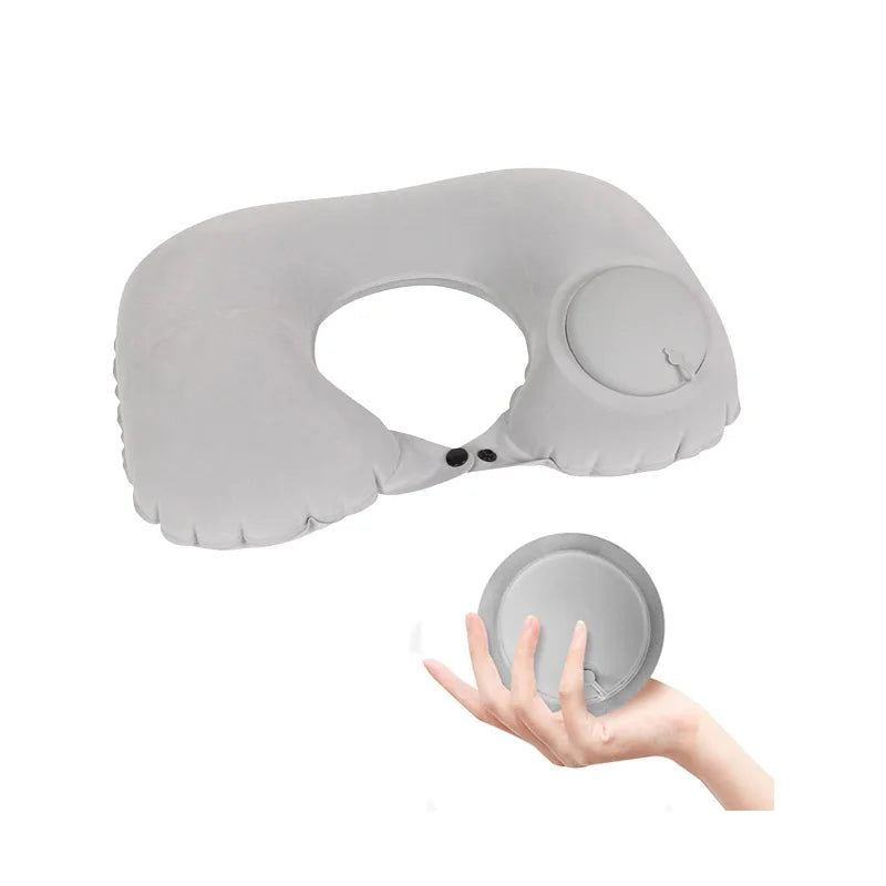 Almohada de Viaje Inflable para Cuello y Cervical