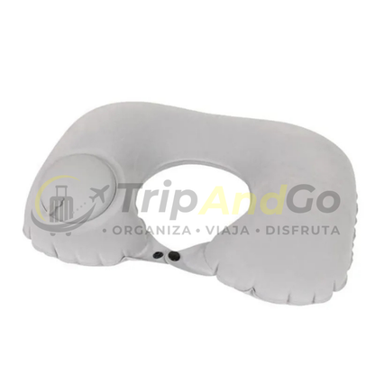 Almohada de Viaje Inflable para Cuello y Cervical++